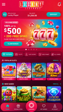 lucky legends casino Gameplay